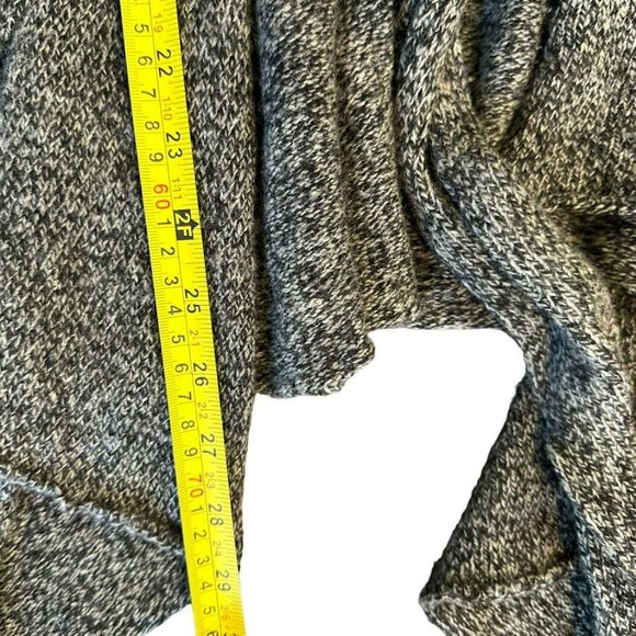 Anthropologie Birds on a Wire Wool Gray Tie Front Wrap Cardigan Sweater Womens S - Picture 4 of 5